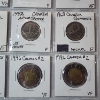 Image 4 : Binder Page of Assorted Years Canadian Quarters, $2 Coins, & $1 Coins