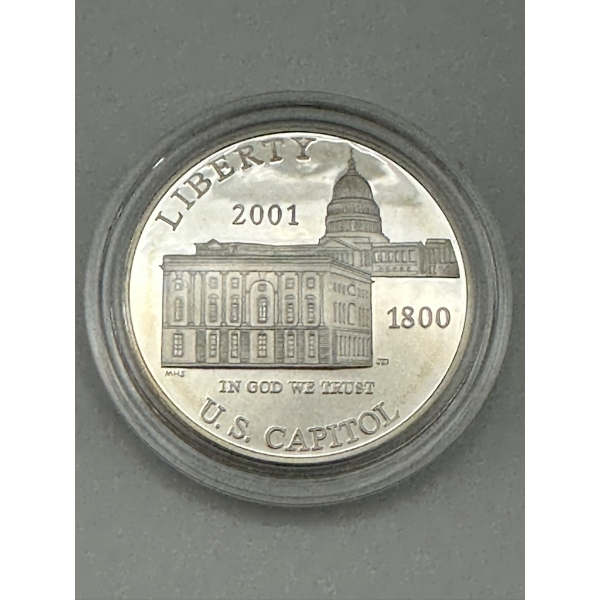 2001-P $1 Capitol Visitor 90% Silver Coin