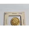 Image 4 : 1881 $5 Liberty Head Gold Half Eagle - U.S. 90% Gold Coin