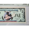 Image 3 : RARE! 1987 $1 Disney Dollar Sleeping Beauty's Castle - Graded by PMG 63 Choice Uncirculated EPQ