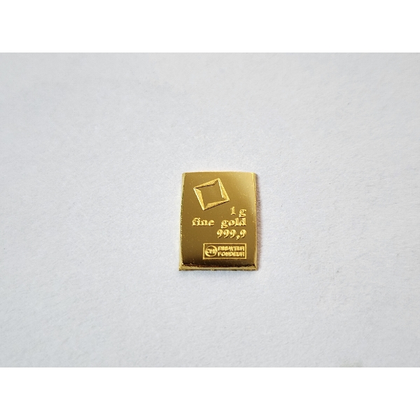 Valcambi Suisse 1 Gram .9999 Fine Gold Bar 