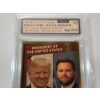 Image 2 : Limited Edition - Special Edition - Donald Trump and J.D. Vance Card Graded Trump 10