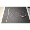 Image 1 : Assorted Style Sterling Silver Bracelets - Total Weight: 62.2g