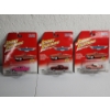 Image 1 : Three Vintage Johnny Lighting 1:64 Diecast Collectible "Legendart Bad Birds of the 50's & 60's"