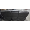 Image 8 : Clean & Comfy Smokey Gray, Soft Touch, Leather Look Reclining 6' 4'' x 3' 5'' Couch Only One End Rec