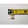 Image 4 : Gorgeous Delicate 14K Yellow Gold Diamond Stud Earrings: 1/4th CT Diamond TW: 0.7g 