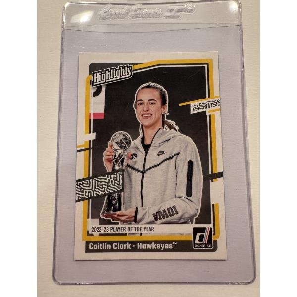2024 Caitlin Clark Panini ROOKIE Basketball Card - Mint Condition In Protective Holder - Exceptional
