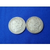 Image 1 : x2 Morgan Silver Dollars - 1900-O & 1901-O