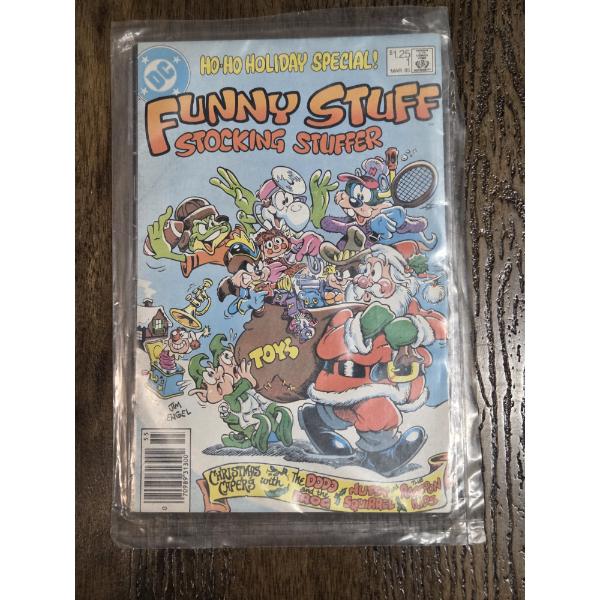 March 85' Sealed In Plastic DC Funny Stuff Comic In Excellent Condition!