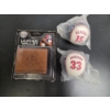 Image 1 : Cleveland Indians Brown Leather Wallet, And Justice & Alomar Sealed Collector Balls