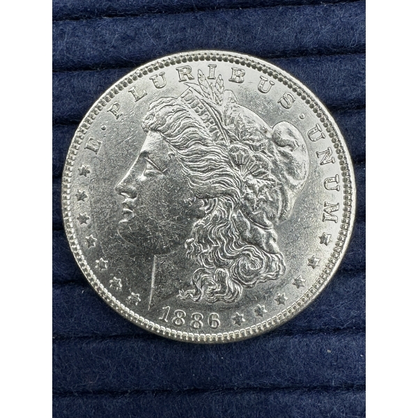 1886 Morgan Silver Dollar - Superb Condition