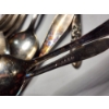 Image 8 : 388 Grams of Asstd. Silverplated Silverware With Two Added Stainless Pieces (Not Included in Weight)