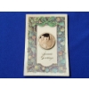 Image 1 : Vintage Frankin Mint 1974 Christmas Carolers Holiday Greeting Card Bronze Medal