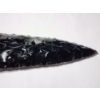 Image 6 : Fascinating Black Obsidian Native American Arrowhead - Measures About 4.5 Inches - Incredible Piece!
