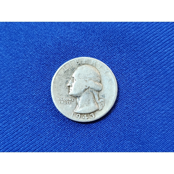 United States 1943 90% Silver Washington Quarter 