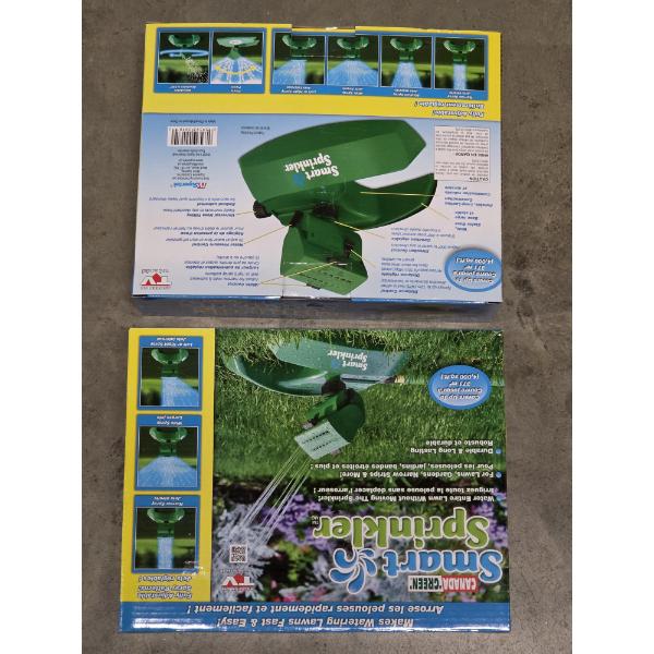 Two Brand New Canada Green Lawn Sprinklers 