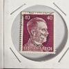 Image 3 : Four German "Hitler Head" (Hitler-Kopf) Definitive Postage Stamps issued during the Third Reich Era 