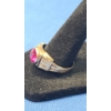 Image 3 : Men's 10K Gold Ring With Ruby - Size 10 - Weight: 3.4g