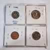 Image 6 : Four United States GEM Proof Coins: Penny, Nickel, Dime, Quarter