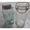 Image 6 : Vintage Collectables Including Quart Mason Jars, Copper Coffee Pot, Slaw Cutting Board & More
