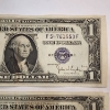 Image 3 : Two United States 1935 D Blue Seal $1 *Consecutive Serial Number* Silver Certificates