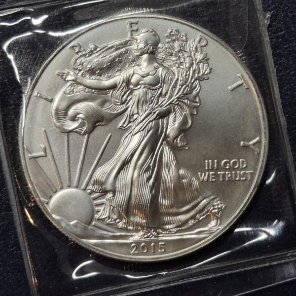 2015 United States Silver 1 Oz .999 Eagle Uncirculated