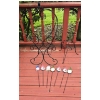 Image 1 : Assorted Outdoor Plant Stands/Hangers, Garden Decor, and More