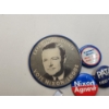 Image 3 : 5 Presidential Political Pins/Buttons Including Kennedy, Nixon, and First Lady Pat
