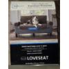 Image 2 : Three Piece Glass Canister Set With Metal Lids And New Furniture Covers