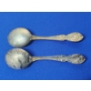 Image 4 : 2 - Gorham Melrose Sterling Silver Spoons - TW: 83.8g