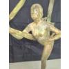 Image 2 : Brass ATLANTA -Marathon Running Woman- Sculpture by Paul Manship - 2ft. 10in Tall