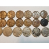 Image 3 : Assorted U.S. Coins Wheat Cents, Steel Cent, Buffalo, "V"  and Jefferson Nickels Face Value: $0.48