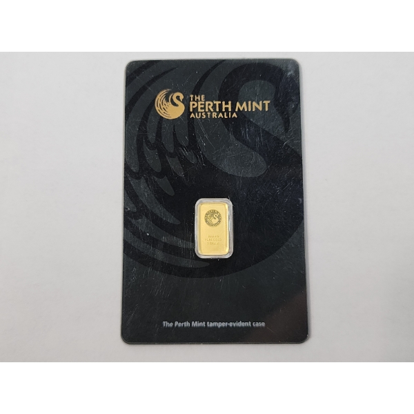 The Perth Mint 1 Gram 999.9% Pure Gold - In Sealed Package