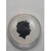 Image 2 : 2015 Australian Perth Mint Lunar Series II "Year of the Goat" 1 Oz .999 Fine Silver Coin In Capsule