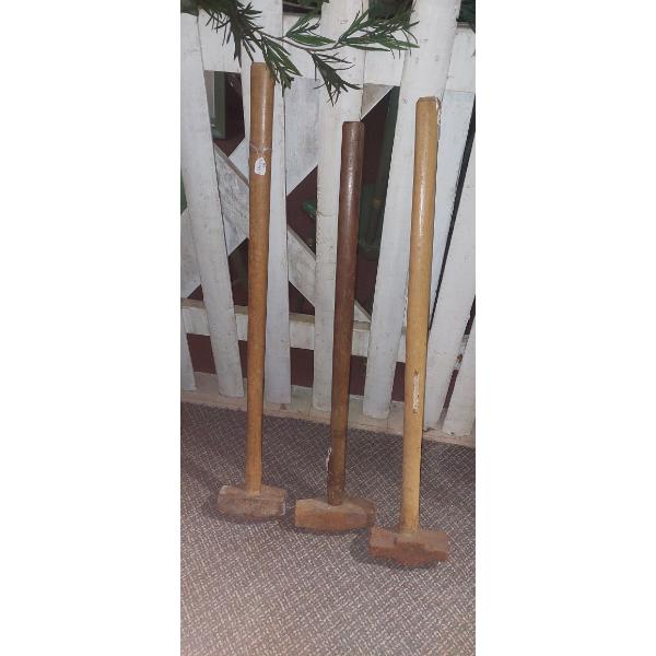 Lot Of 3 Sledge Hammers As Shown