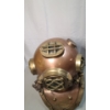 Image 9 : 18" Vintage U.S Navy Mark V WWII Era Copper Brass Morse Diving Equipment Co Diving Helmet 