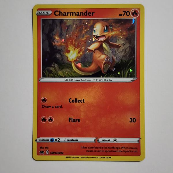 Charmander SWSH092 Black Star Promo Holo Rare Pokemon Trading Card