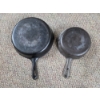 Image 4 : PICKUP IN CANTON - Great Condition Cast Iron #8 And #10 Pans 