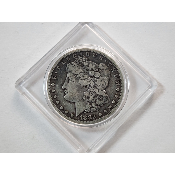 Incredible 1883-CC *Carson City* 90% Silver Morgan Dollar in Protective Case