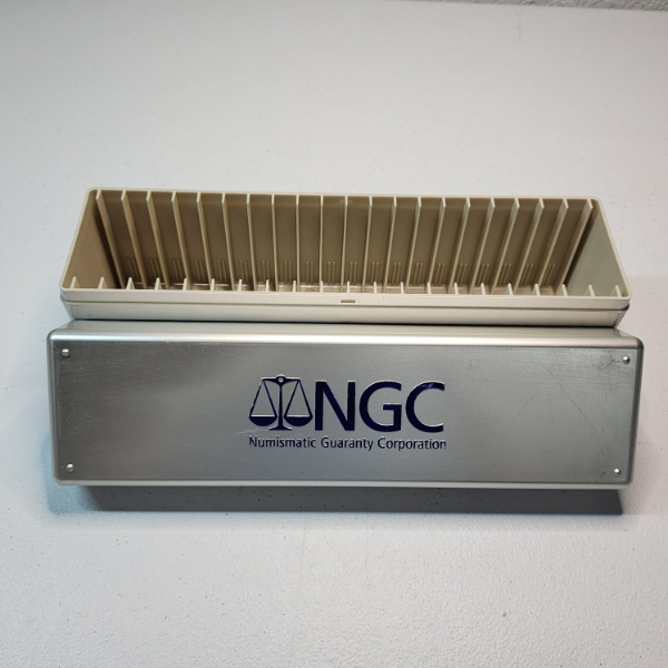 Silver NGC Coin Slab Storage Container