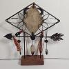 Image 3 : Southwestern Cow Skull Arrow Dreamcatcher - 14"
