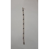Image 3 : Sterling Silver Gold-Plated 7" Tennis Bracelet & Matching Ring With Heart Shaped Stone- Weight 11.7g