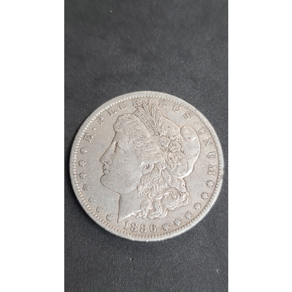 1886-O 90% Silver Morgan Dollar