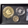 Image 2 : INCREDIBLE NOBLE COLLECTION Harry Potter Three Piece Replica Coins With Certificate & Display Case