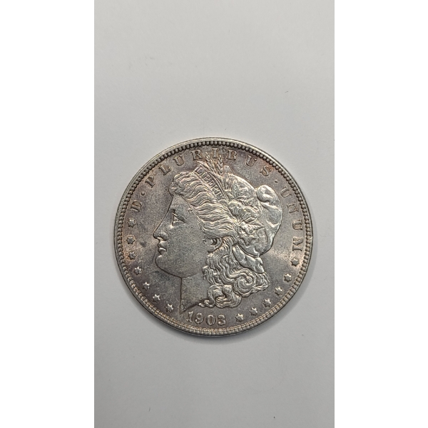 United States 1903 Morgan 90% Silver Dollar - Extremely Fine Condition