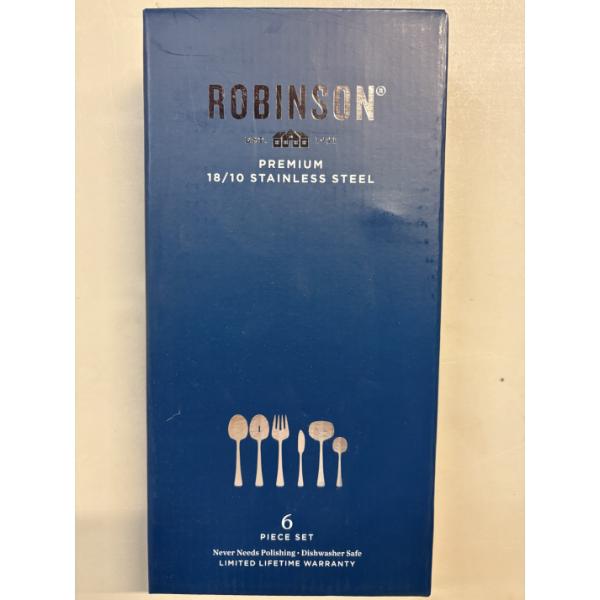 New in Box - 6 Piece 18/10 Premium Stainless Steel Cutlery Set
