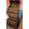 Image 2 : Louisville Home Pickup - 5 Drawer Tall Chest Of Drawers With Top Shelf - See Pics