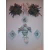 Image 1 : Group Of Wall Decor - Decorative Items Including Clock See Both Pictures