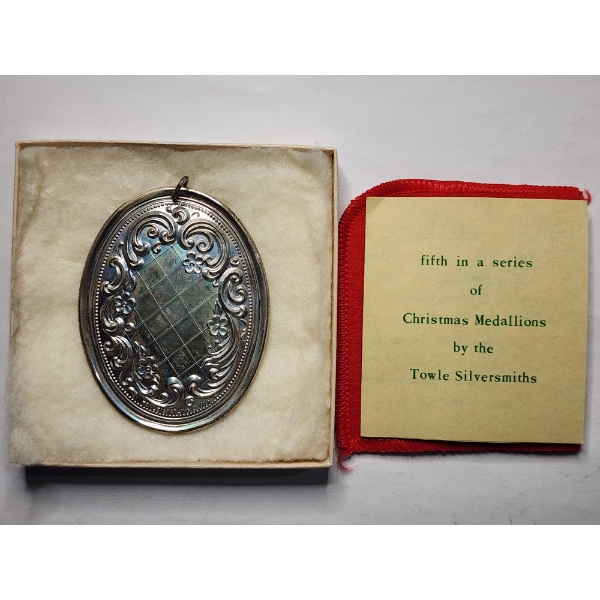 1975 Towle Sterling Silver Medallion Weighing 24.8 Grams