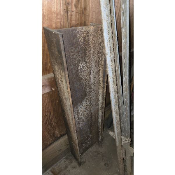 Cast Iron Lintel and Steel Farm Stakes